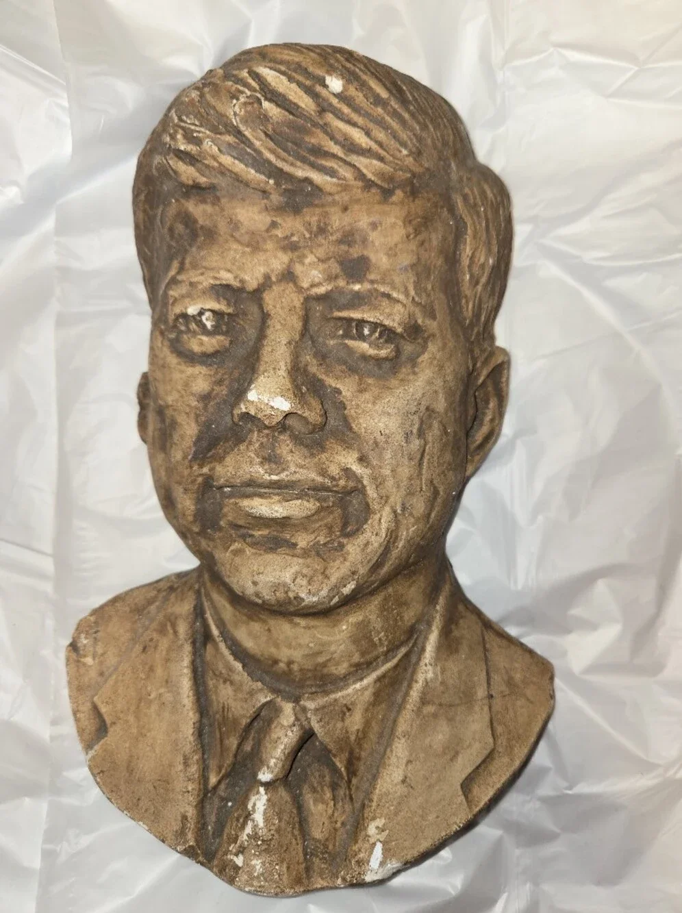 Bronze-Colored JFK Bust